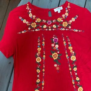 Umgee Embroidered Dress